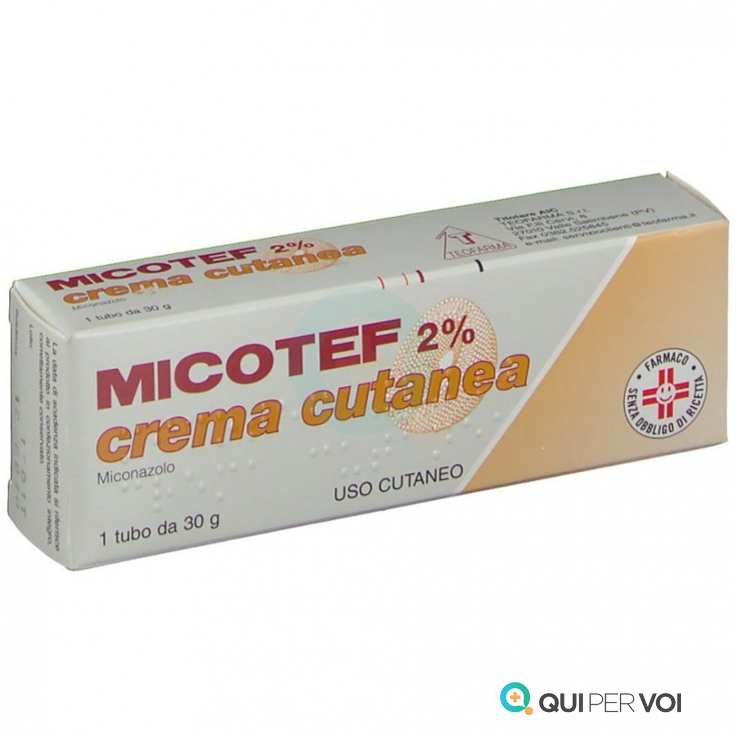 MICOTEF*CREMA CUT 30G 2%