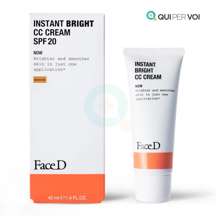 Face D CC Cream Instant Bright SPF 20 Medium 40 ml