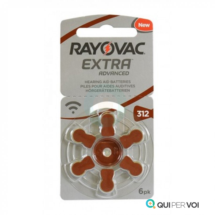 RAYOVAC ZINCO ARIO MOD 312 6PZ