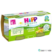 HIPP BIO OMOG VERD/LEGUMI2X80G