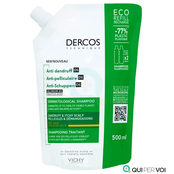 Vichy Dercos Eco Ricarica Shampoo Forfora 500ml