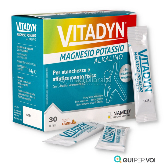 Vitadyn Magnesio Potassio Alkalino 30 Bustine