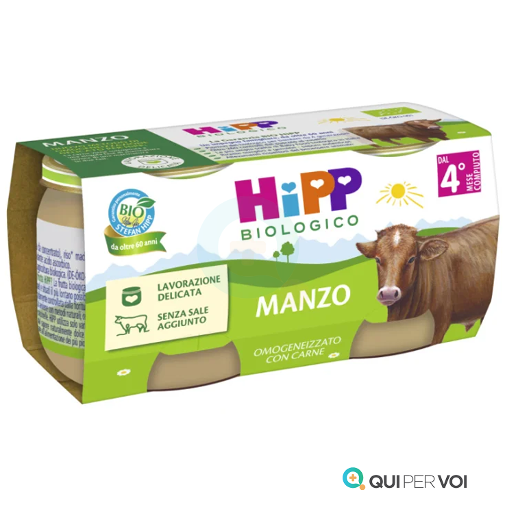 OMO HIPP Bio Manzo*2x80g