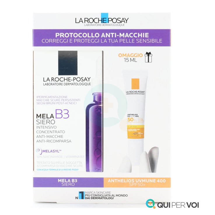 La Roche Posay Kit Mela B3 30 ml + Anthelios UV Mune Solare 50+ 15 ml