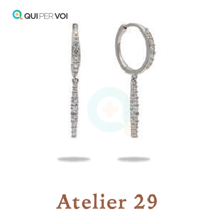 ATELIER 29 ORECCHINO PEND PAVE