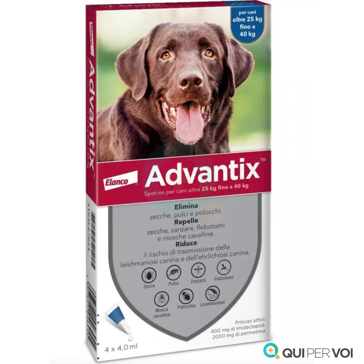 ADVANTIX SPOT ON*4PIP 4ML 25KG