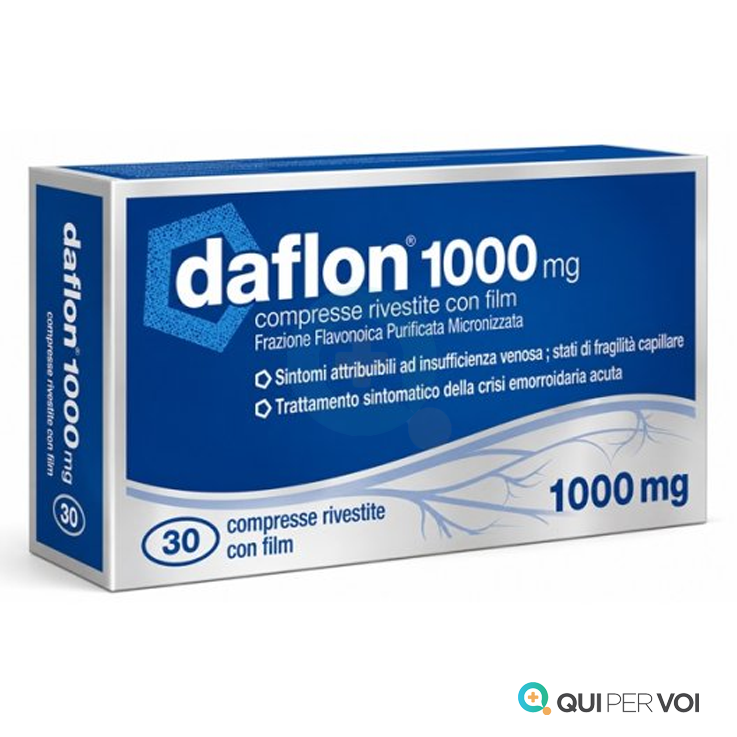 DAFLON-1000 30 Cpr 1000mg