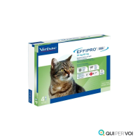 Effipro Duo Spot-On Soluz 4 Pipette 0,5 ml 50 mg + 60 mg Gatti da 1 a 6 Kg Effipro Duo Spot-On Soluz 4 Pipette 0,5 ml 50 mg + 60 mg Gatti da 1 a 6 Kg