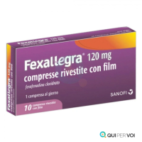 FEXALLEGRA*10CPR RIV 120MG FEXALLEGRA*10CPR RIV 120MG