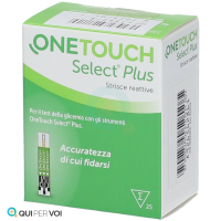 Onetouch selectplus 25 strisce per la misurazione della glicemia