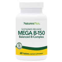 Nature's Plus Mega B-150 - Complemento Alimentare di Vitamine del Complesso B 60 tavolette