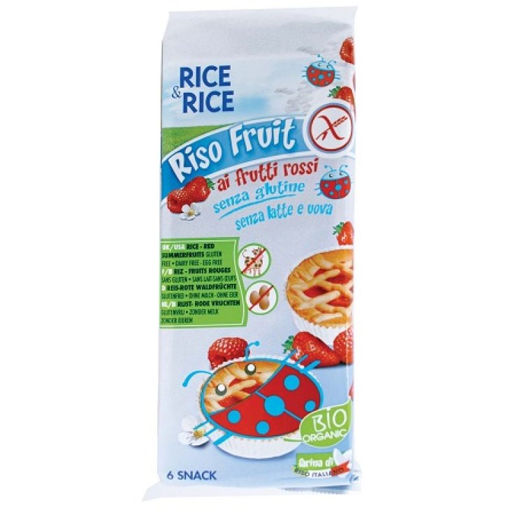 R&R RISO FRUIT FRU ROSSI 6X33G