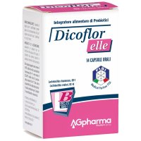 Dicoflor Elle Integratore di probiotici per flora batterica 14 capsule