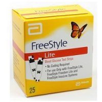 Freestyle Lite - 25 Strisce Reattive per la Misurazione della Glicemia