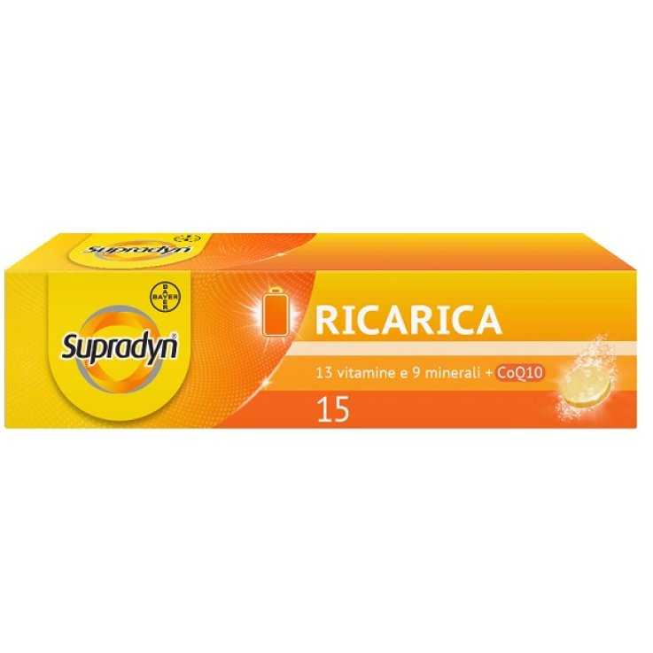 Supradyn Ricarica Integratore Vitamine e Sali Minerali 15 Compresse Effervescenti