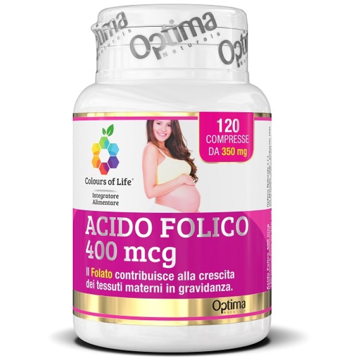 Acido Folico 120 Compresse Colours - Integratore Alimentare 