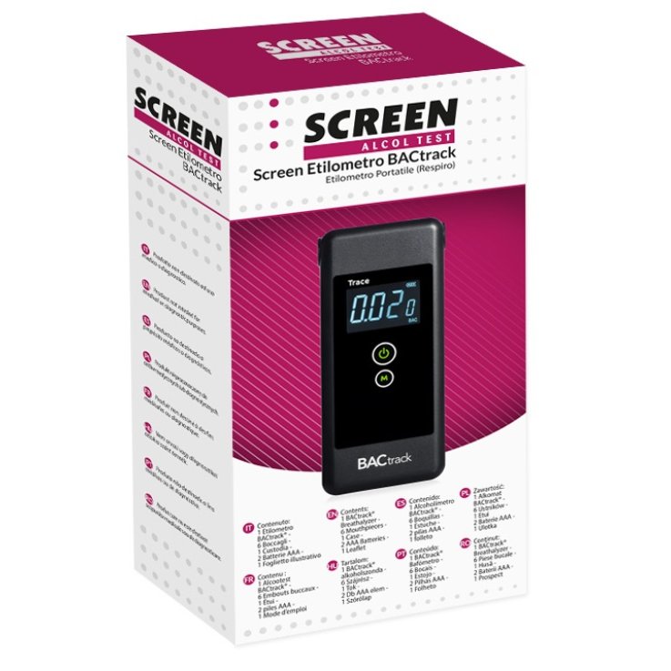 SCREEN ETILOMETRO DIG.C/SEG.ACUS