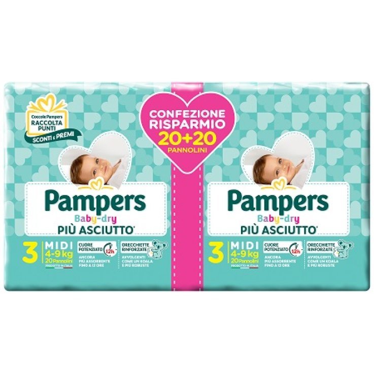 PAMPERS BD DUO DOWNCOUNT M 40P