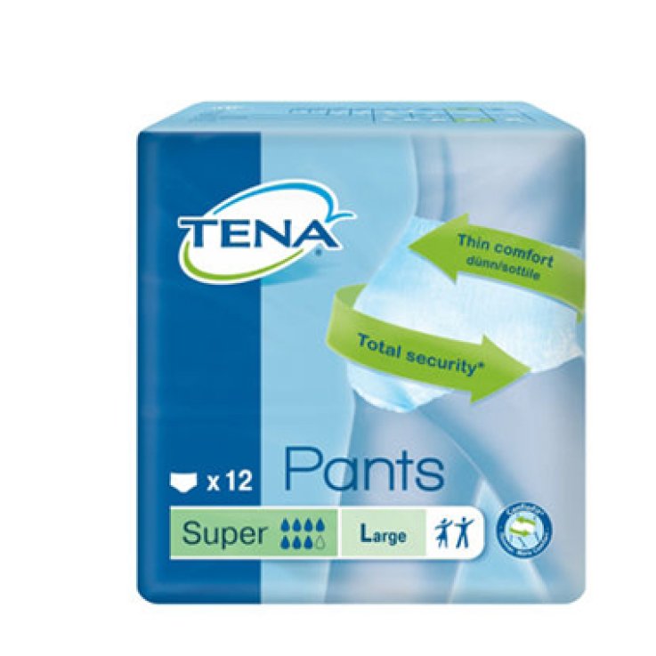 TENA PANTS SUPER L NEW 12PZ