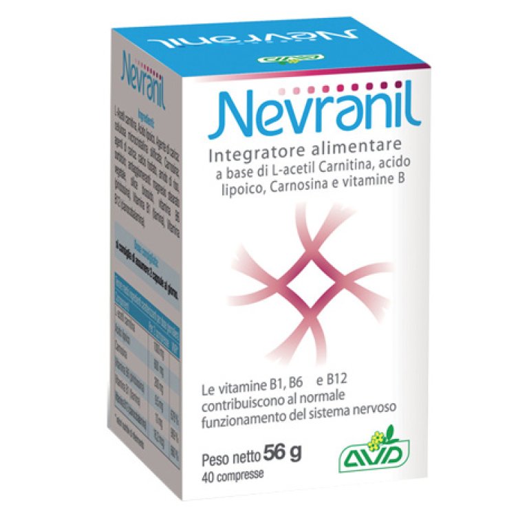 NEVRANIL 40CPR S/G (X SIST.NERVO