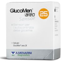 Glucomen Areo Sensor - 25 Strisce Reattive per la Misurazione della Glicemia