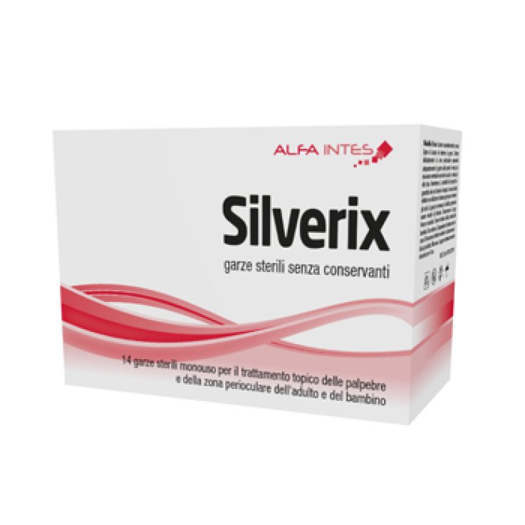 Silverix garze sterili monouso per l'igiene perioculare 14 pezzi 