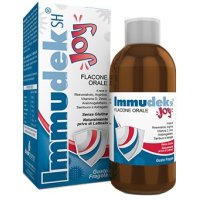 Immudek joy fragola complemento alimentare per il sistema immunitario 200 ml 