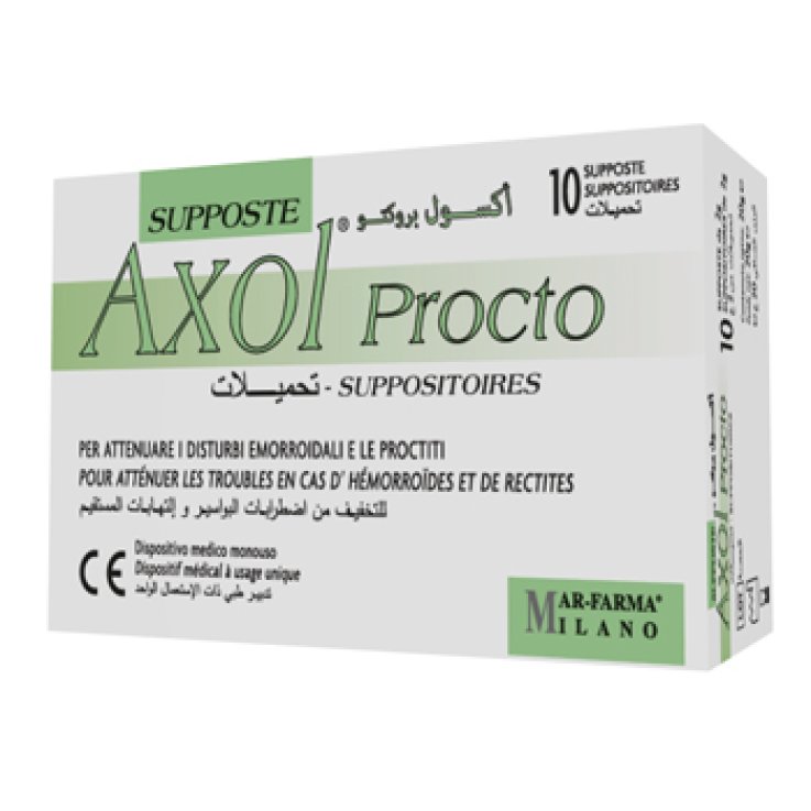 AXOL PROCTO 10SUPPOSTE 2GR