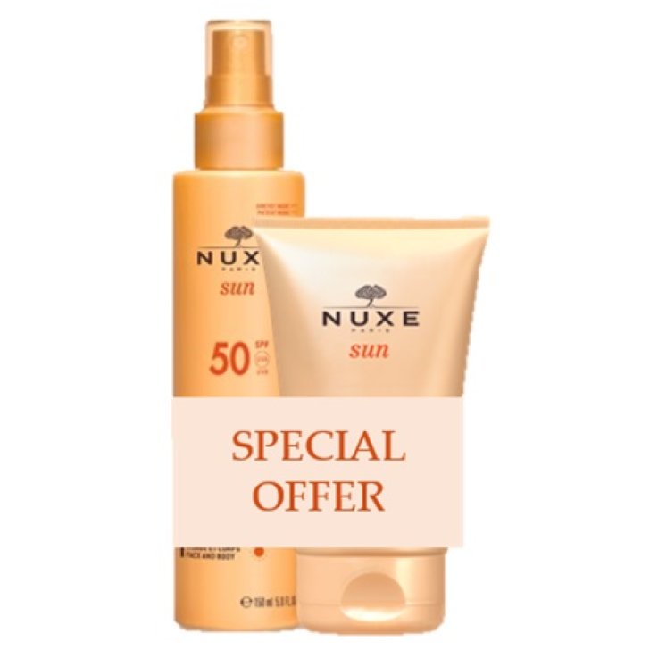 Nuxe Sun Duo Latte Solare Spray SPF50 + Shampoo Doposole 150ml