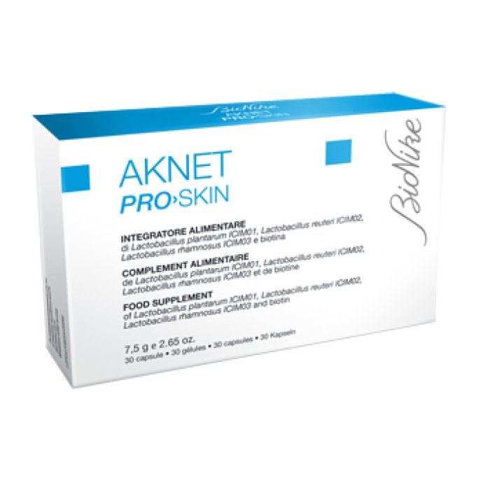 Bionike Aknet Proskin Integratore Alimentare Riequilibrante 30 Capsule