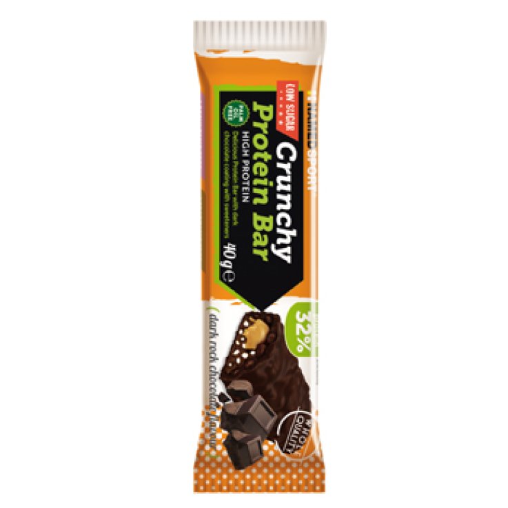 NSP CRUNCHY PROTEINBAR 32% DARK