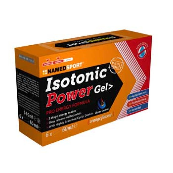 NSP ISOTONIC POWER GEL ORANGE 6X