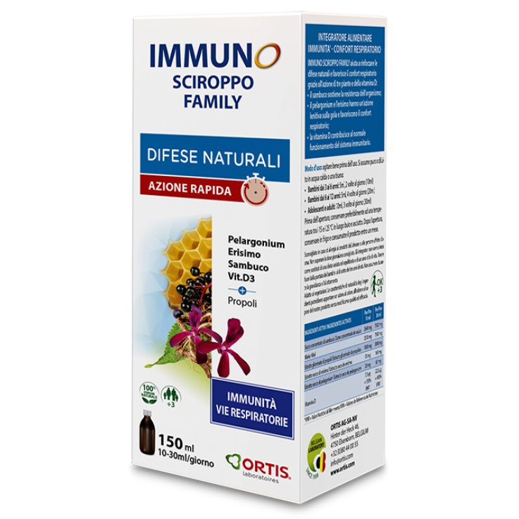 IMMUNO FAMILY SCIR.150ML ORTIS(A