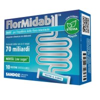 FlorMidabil Daily Integratore per l'equilibrio della flora intestinale 10 bustine orosolubili