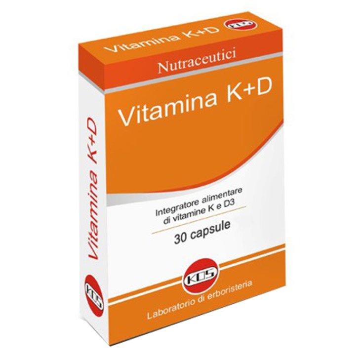 VITAMINA K+D VEGETALE 30CPS KOS