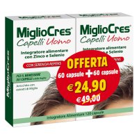 MIGLIOCRES CAP UOMO 60+60CPS OFF