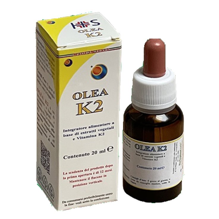 Olea K2 Gocce - Integratore di Vitamina K2 in Formato Liquido - 20 ml