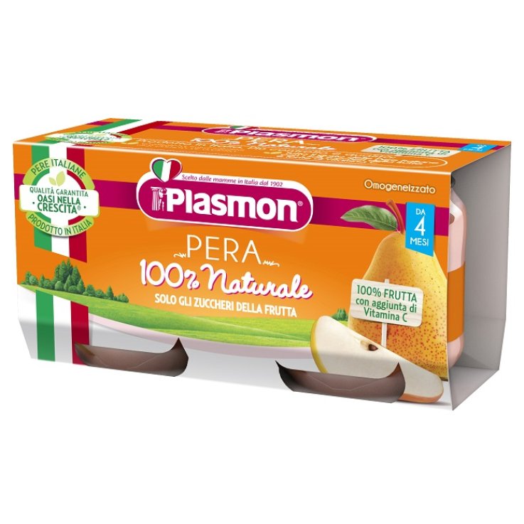 OMOG PLASMON PERA 2X80GR 4M+ S/G