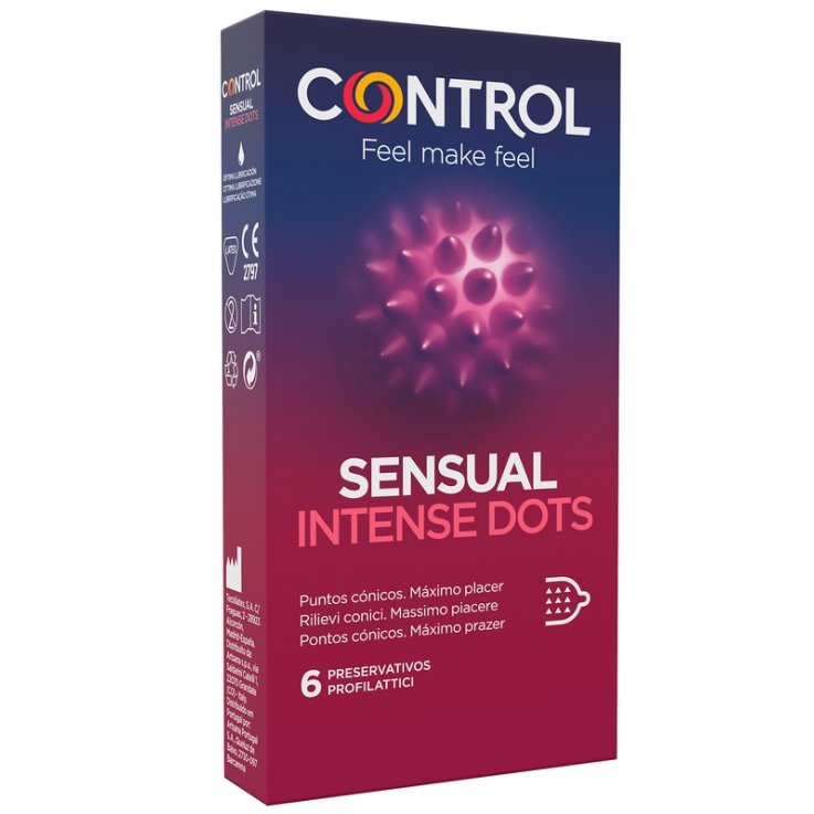 CONTROL SENSUAL INTENSE DOTS 6PZ