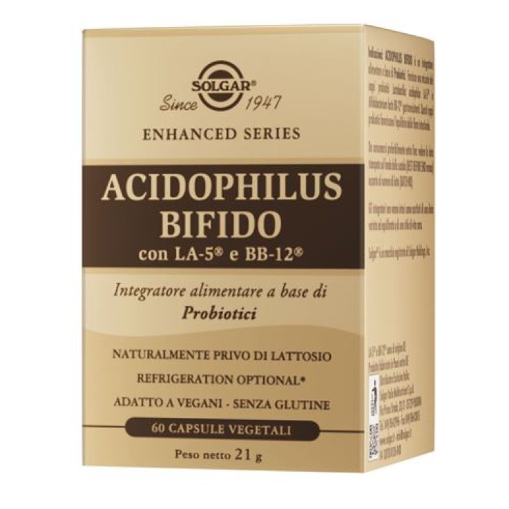 SOLGAR ACIDOPHILUS BIFIDO 60CPS