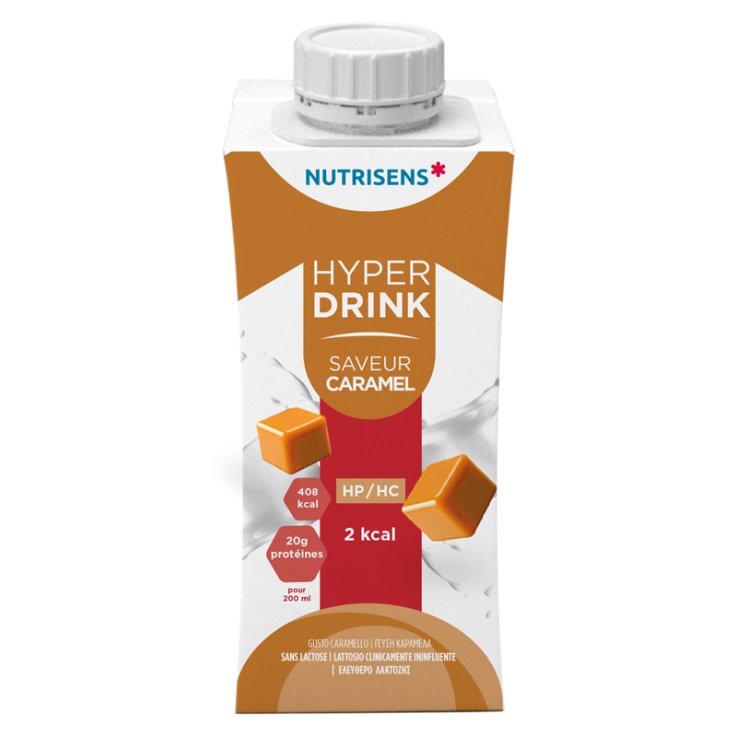 HYPERDRINK 2KCAL CARAM. 4X200ML