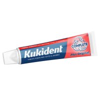 Kukident Plus Original Crema Adesiva 65g - Adesivo per Protesi Dentarie con Lunga Tenuta e Comfort Ottimale