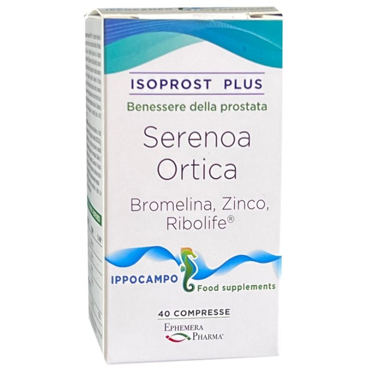 Isoprost plus ippocampo integratore alimentare per la prostata 40 compresse 