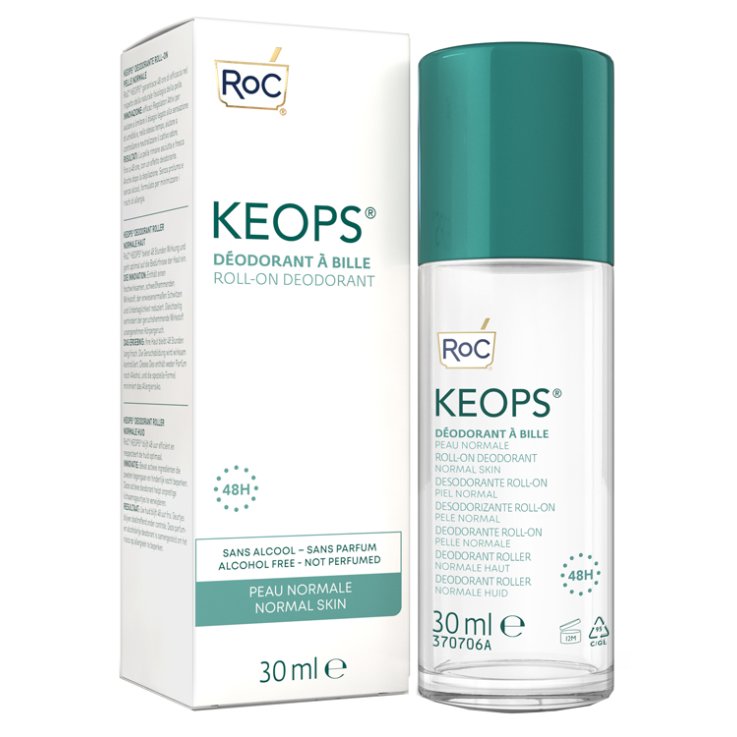 Roc Keops Deodorante Roll-On 30ml per Pelle Normale