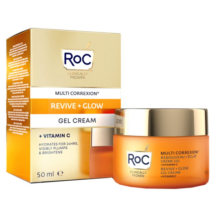 Roc Multi Correxion ® Revive&Glow Crema Gel Illuminante Viso 50ml 