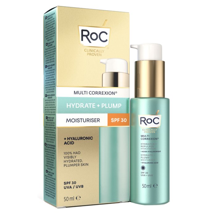 Roc Multi Correxion Hydrate & Plump Crema Idratante Viso SPF30 50ml