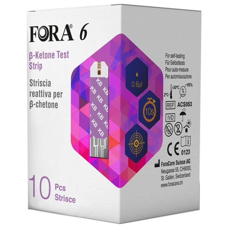 FORA6 STRISCE KETONI 10PZ