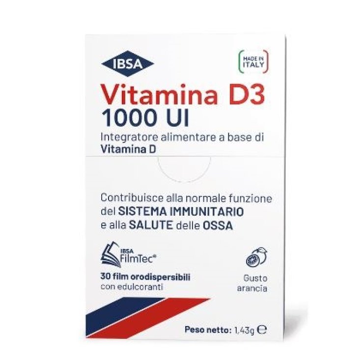 Ibsa Vitamina D3 1000 UI 30 film orodispersibili