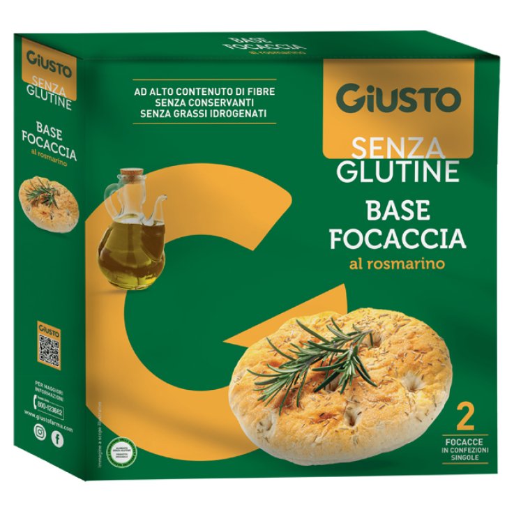 GIUSTO S/G Fondo Focaccia 280g