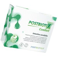 Postbiotix Comfort - Integratore Alimentare a Base di Probiotici e Prebiotici - 20 Bustine Senza Glutine e Lattosio
